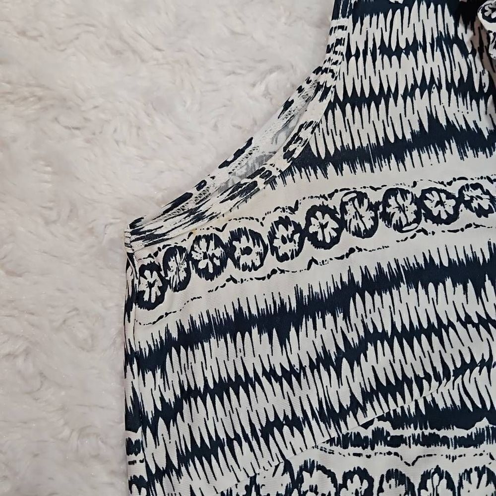 Milano Blue Aztec Print Tank Womens Size Small - Picture 4 of 7